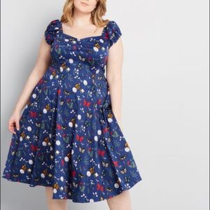 Collectif X Modcloth Delores Butterfly Dress
